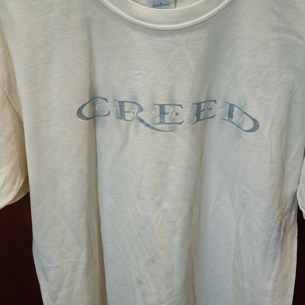 2002 Creed Weathered World Tour. Original Y2K Shirt. LIKE NEW. 100% Cotton Lg